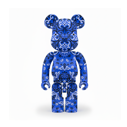 44 I Bear Figurine bleue