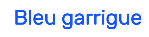 Bleu garrigue